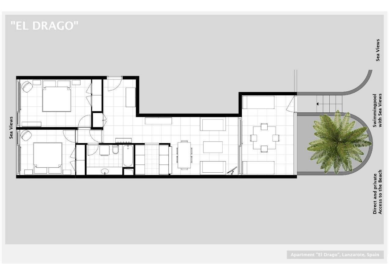 El Drago Apartment Коста Тегисе Екстериор снимка